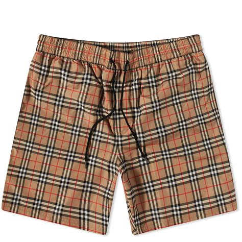 burberry mens swim shorts|burberry guildes check swim shorts.